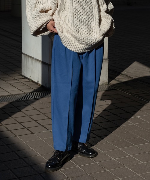 kutir（クティール）の「センタープレスストレートチノパンツ（チノパンツ・メンズ・ベージュ/イエロー/ブルー・SMALL/MEDIUM/LARGE）」の14枚目の写真