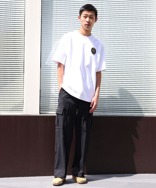 LACOSTE(ラコステ)の「LACOSTE × BEAMS / 別注 Short Sleeve T-Shirt(Tシャツ/カットソー・メンズ・ホワイト/ネイビー/ブラック/ベージュ・1/2/4/3/5)」の5枚目の写真