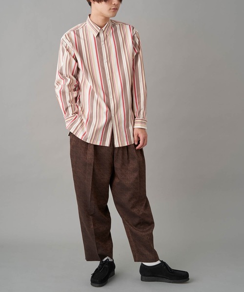 NEZU YOHINTEN（ネズヨウヒンテン）の「NEZU YO-HINTEN C/CU ストライプJQレギュラーSH (100416)（シャツ/ブラウス・メンズ・ホワイト・1/2）」の8枚目の写真