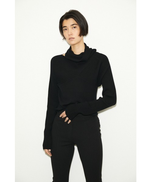 THROW by SLY（スローバイスライ）の「THROW NECK 2WAY HG TOPS