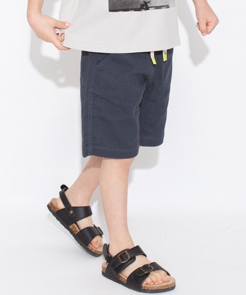 BRANSHES（ブランシェス）の「【爽パン / 綿100％】パナマ織りカラーハーフパンツ（その他パンツ・キッズ・ピンク/パープル/サックスブルー/カーキオリーブ/チャコールグレー/ブラック/レモンイエロー/アイボリー・110/140/100/120/90/160/150/130）」の14枚目の写真