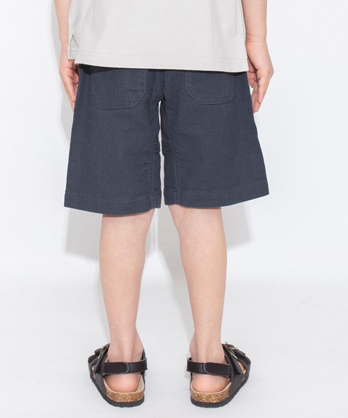 BRANSHES（ブランシェス）の「【爽パン / 綿100％】パナマ織りカラーハーフパンツ（その他パンツ・キッズ・ピンク/パープル/サックスブルー/カーキオリーブ/チャコールグレー/ブラック/レモンイエロー/アイボリー・110/140/100/120/90/160/150/130）」の15枚目の写真