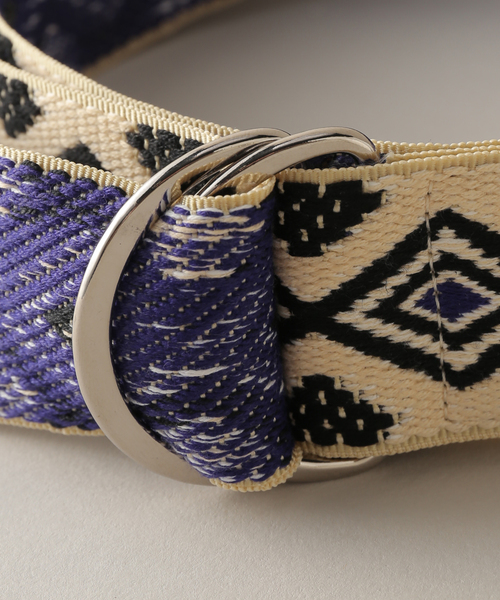 URU（ウル）の「【URU / ウル】FRINGE BELT（ベルト・メンズ・ブルー/アイボリー・FREE）」の12枚目の写真