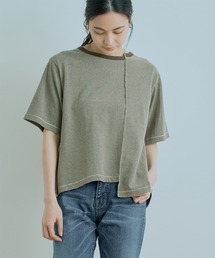 「KHA:KI / カーキ」ボーダースウィッチプルオーバー"BORDER SWITCH P/O"