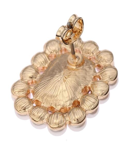 Maison de FLEUR（メゾンドフルール）の「イニシャルビジューピアス（ピアス（両耳用）・レディース・ピンク/クリア・FREE）」の6枚目の写真