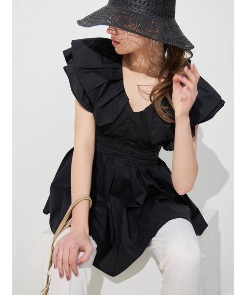 MERCURYDUO（マーキュリーデュオ）の「トラックパンツ（その他パンツ・レディース・ライトグレー/アイボリー・FREE）」の16枚目の写真