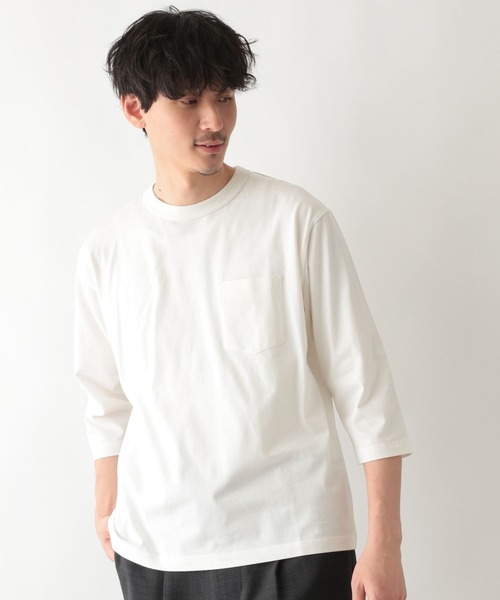 GLOBAL WORK(グローバルワーク)の「キモウテンジク7分袖Tee/263075(Tシャツ/カットソー・メンズ・ネイビー/スカイブルー/ホワイト/キャメル/グレー・SMALL/X-LARGE/MEDIUM/LARGE)」の16枚目の写真
