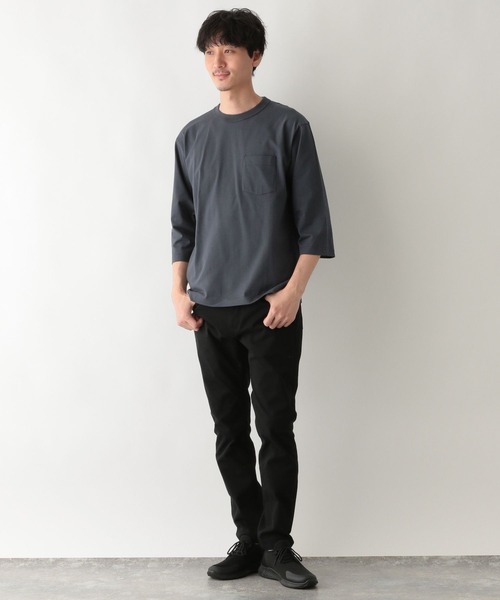 GLOBAL WORK(グローバルワーク)の「キモウテンジク7分袖Tee/263075(Tシャツ/カットソー・メンズ・ネイビー/スカイブルー/ホワイト/キャメル/グレー・SMALL/X-LARGE/MEDIUM/LARGE)」の22枚目の写真