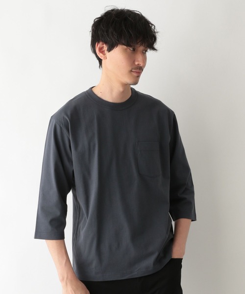 GLOBAL WORK(グローバルワーク)の「キモウテンジク7分袖Tee/263075(Tシャツ/カットソー・メンズ・ネイビー/スカイブルー/ホワイト/キャメル/グレー・SMALL/X-LARGE/MEDIUM/LARGE)」の19枚目の写真