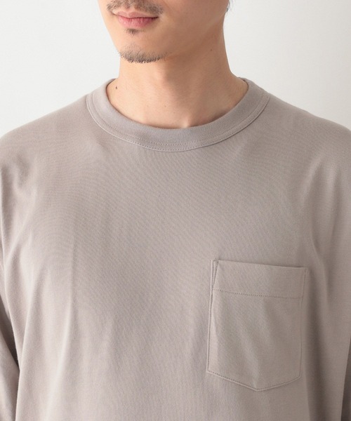 GLOBAL WORK(グローバルワーク)の「キモウテンジク7分袖Tee/263075(Tシャツ/カットソー・メンズ・ネイビー/スカイブルー/ホワイト/キャメル/グレー・SMALL/X-LARGE/MEDIUM/LARGE)」の20枚目の写真