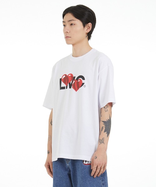 LMCの「【LMC】HEART OG TEE / エルエムシー ハート グラフィック Tシャツ(Tシャツ/カットソー・メンズ・ブラック/ホワイト/レッド・X-LARGE/LARGE/SMALL/MEDIUM)」の4枚目の写真