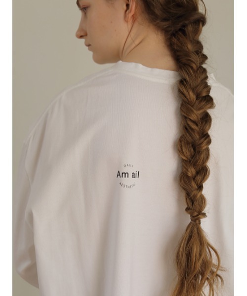 AMAIL（アマイル）の「Ethic cotton daily cloth（Tシャツ/カットソー・レディース・ホワイト/ベージュ/ピンク・FREE）」の11枚目の写真