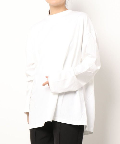 AMAIL（アマイル）の「Ethic cotton daily cloth（Tシャツ/カットソー・レディース・ホワイト/ベージュ/ピンク・FREE）」の22枚目の写真