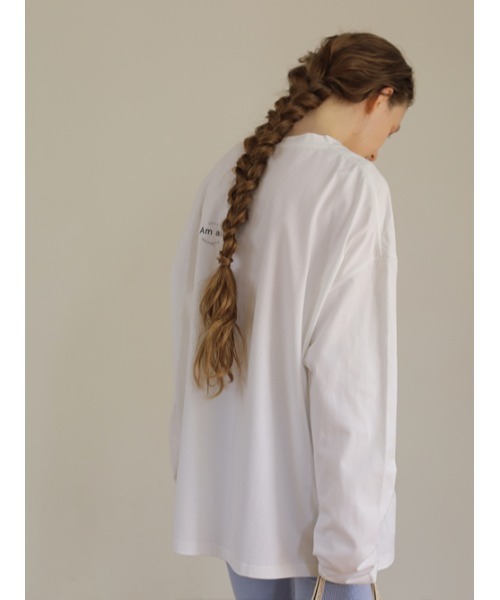 AMAIL（アマイル）の「Ethic cotton daily cloth（Tシャツ/カットソー・レディース・ホワイト/ベージュ/ピンク・FREE）」の20枚目の写真