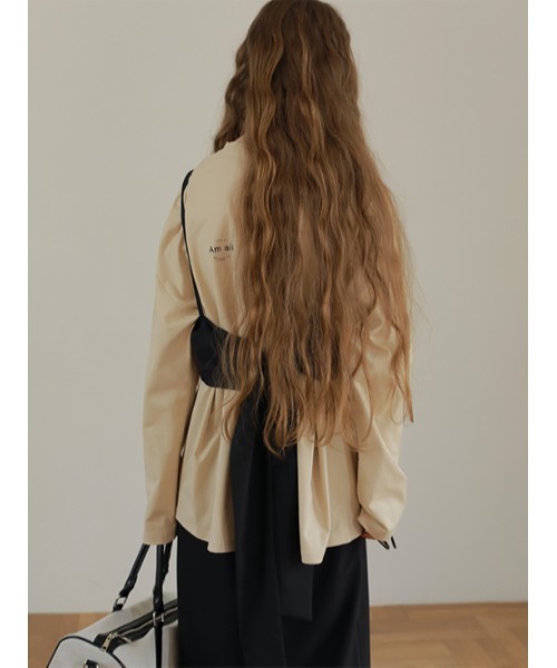 AMAIL（アマイル）の「Ethic cotton daily cloth（Tシャツ/カットソー・レディース・ホワイト/ベージュ/ピンク・FREE）」の19枚目の写真