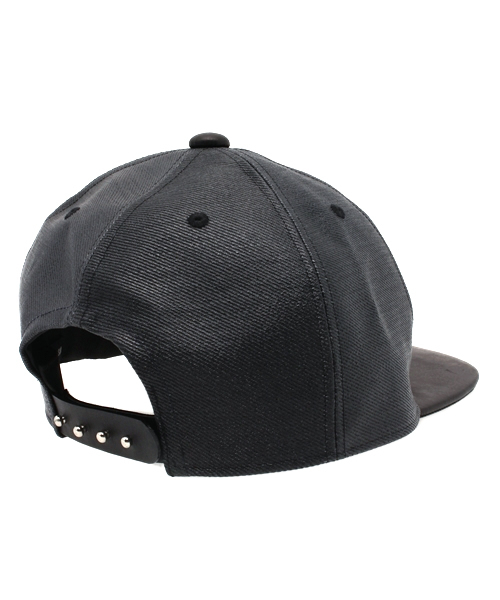 DIET BUTCHER（ダイエットブッチャー）の「DIET BUTCHER SLIM SKIN コーティングデニムベースボールキャップ（キャップ・メンズ・ブラック・FREE）」の7枚目の写真