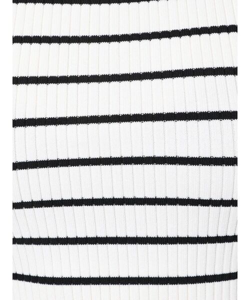 GYDA（ジェイダ）の「アメリカンスリーブタイトニットトップス（タンクトップ・レディース・ブラック/オフホワイト・FREE）」の22枚目の写真