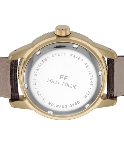 Folli Follie（フォリフォリ）の「Folli Follie/フォリフォリ OLYTEUS 腕時計 WF8G036SDS-BR レディース（アナログ腕時計・レディース・ブラウン・FREE）」の7枚目の写真