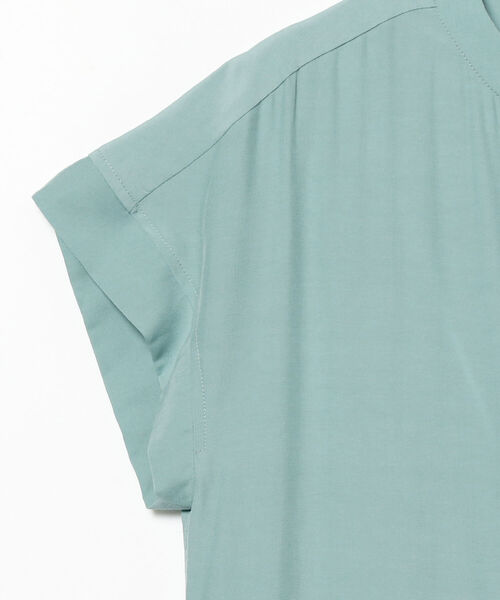 B:MING by BEAMS(ビーミングバイビームス)の「B:MING by BEAMS / バンドカラー シャツ ワンピース(シャツワンピース・レディース・スミクロ/ミント/オフホワイト・SMALL/MEDIUM)」の19枚目の写真