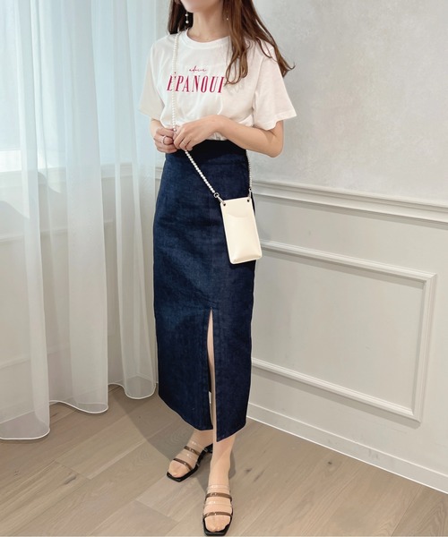 apres jour(アプレジュール)の「ロゴ刺繍Tシャツ【ZOZOTOWN限定アイテム】(Tシャツ/カットソー・レディース・ネイビー/ライトピンク/オフホワイト/ホワイト系その他・X-LARGE/フリー)」の18枚目の写真