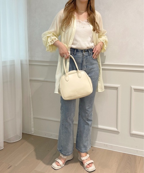 apres jour（アプレジュール）の「シアーチュニックブラウス【ZOZOTOWN限定アイテム】（Tシャツ/カットソー・レディース・オフホワイト/アイボリー/ミント/ラベンダー・フリー/X-LARGE）」の20枚目の写真