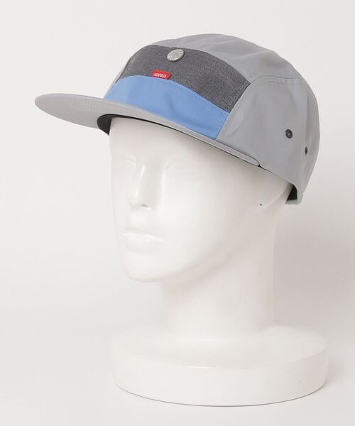ACAPULCO GOLD(アカプルコゴールド)の「ACAPULCO GOLD / SNAP BUTTON POCKET CAMP CAP(キャップ・メンズ・ブラック/ベージュ/グレー・ONE SIZE)」の2枚目の写真