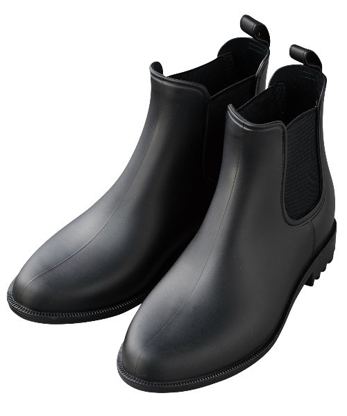 GeeRA(ジーラ)の「サイドゴアレインブーツ(レインシューズ・レディース・ブラック/ダークブラウン・SMALL/MEDIUM/LARGE/X-LARGE)」の3枚目の写真