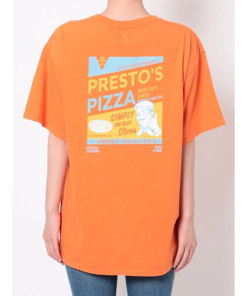 Ungrid（アングリッド）の「PIZZAロゴルーズTee（Tシャツ/カットソー・レディース・ベージュ/オフホワイト/オレンジ/ブルー・FREE）」の20枚目の写真