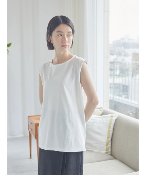 AMERICAN HOLIC（アメリカンホリック）の「SET　カットプルオーバー＋キャミベスト（アンサンブル・レディース・ブラック/ライトベージュ・M/L）」の16枚目の写真