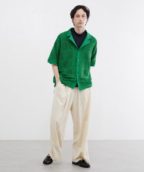 Lui's（ルイス）の「レーヨンJQワイドパンツ（その他パンツ・メンズ・ブラック/オフホワイト/グレー系その他・MEDIUM/SMALL）」の19枚目の写真