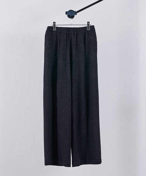 Lui's（ルイス）の「レーヨンJQワイドパンツ（その他パンツ・メンズ・ブラック/オフホワイト/グレー系その他・MEDIUM/SMALL）」の6枚目の写真