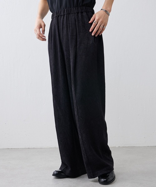 Lui's（ルイス）の「レーヨンJQワイドパンツ（その他パンツ・メンズ・ブラック/オフホワイト/グレー系その他・MEDIUM/SMALL）」の17枚目の写真