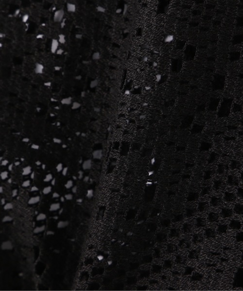 FREE'S MART(フリーズマート)の「開襟ショート丈レースシャツ(シャツ/ブラウス・レディース・ブラック/ホワイト・FREE)」の9枚目の写真