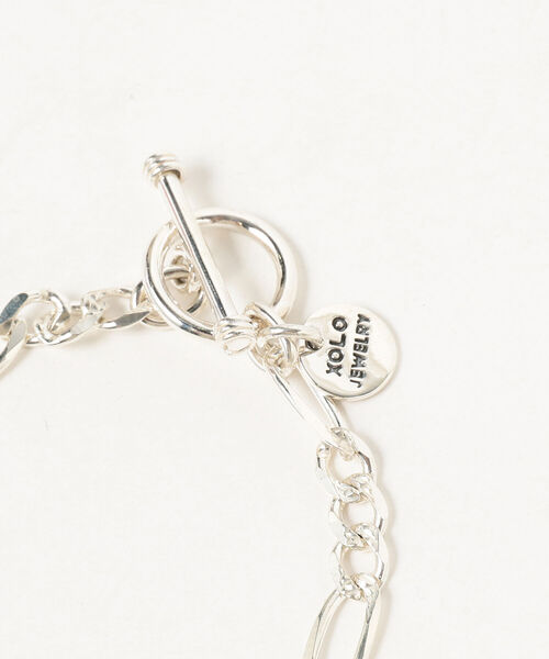 XOLO(ショロ)の「XOLO JEWELRY / Claw Link Bracelet 6mm(ブレスレット・メンズ・シルバー・ONE SIZE)」の2枚目の写真