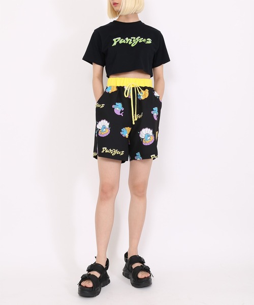 PUNYUS（プニュズ）の「DINO総柄ショートパンツ（その他パンツ・レディース・ブラック/ライトパープル/グリーン・3/2/4/1）」の8枚目の写真