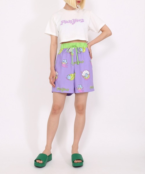 PUNYUS（プニュズ）の「DINO総柄ショートパンツ（その他パンツ・レディース・ブラック/ライトパープル/グリーン・3/2/4/1）」の11枚目の写真