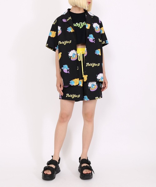 PUNYUS（プニュズ）の「DINO総柄ショートパンツ（その他パンツ・レディース・ブラック/ライトパープル/グリーン・3/2/4/1）」の14枚目の写真