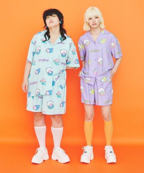 PUNYUS（プニュズ）の「DINO総柄ショートパンツ（その他パンツ・レディース・ブラック/ライトパープル/グリーン・3/2/4/1）」の5枚目の写真