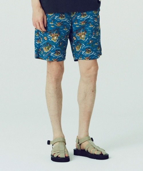 BAYFLOW(ベイフロー)の「【Peach×BAYFLOW】ガラショーツ(その他パンツ・メンズ・チャコール/ブルー・MEDIUM/LARGE)」の1枚目の写真