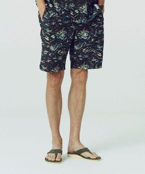 BAYFLOW(ベイフロー)の「【Peach×BAYFLOW】ガラショーツ(その他パンツ・メンズ・チャコール/ブルー・MEDIUM/LARGE)」の2枚目の写真