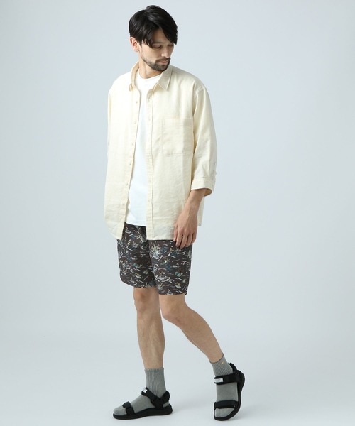 BAYFLOW(ベイフロー)の「【Peach×BAYFLOW】ガラショーツ(その他パンツ・メンズ・チャコール/ブルー・MEDIUM/LARGE)」の6枚目の写真