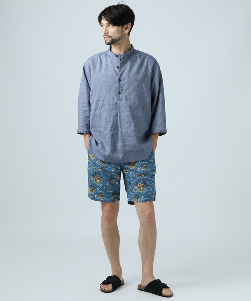 BAYFLOW(ベイフロー)の「【Peach×BAYFLOW】ガラショーツ(その他パンツ・メンズ・チャコール/ブルー・MEDIUM/LARGE)」の9枚目の写真