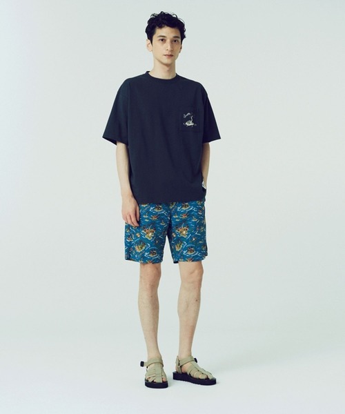 BAYFLOW(ベイフロー)の「【Peach×BAYFLOW】ガラショーツ(その他パンツ・メンズ・チャコール/ブルー・MEDIUM/LARGE)」の3枚目の写真