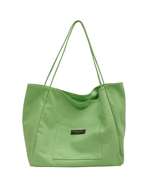 c.u.l(シーユーエル)の「キャンパスカラートートバッグ cula408(トートバッグ・レディース・グリーン/ピンク/オレンジ/ブルー/アイボリー/ブラック・FREE)」の12枚目の写真