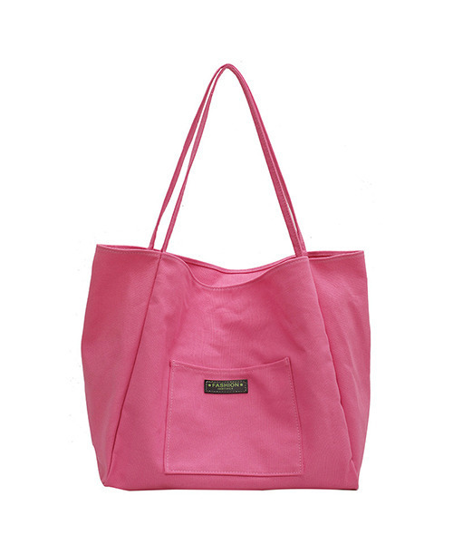 c.u.l(シーユーエル)の「キャンパスカラートートバッグ cula408(トートバッグ・レディース・グリーン/ピンク/オレンジ/ブルー/アイボリー/ブラック・FREE)」の13枚目の写真