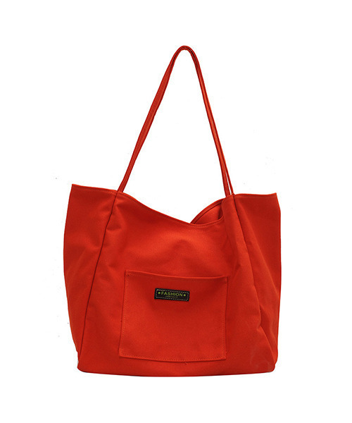 c.u.l(シーユーエル)の「キャンパスカラートートバッグ cula408(トートバッグ・レディース・グリーン/ピンク/オレンジ/ブルー/アイボリー/ブラック・FREE)」の14枚目の写真