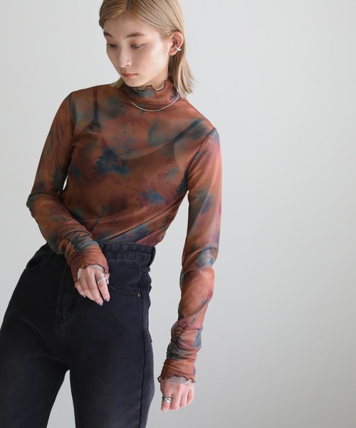 select MOCA（セレクトモカ）の「2022 AW ニュアンス柄シアー