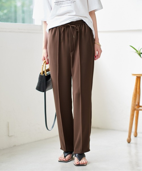 JOURNAL STANDARD（ジャーナルスタンダード）の「リラックスストレッチイージーパンツ（その他パンツ・レディース・ブラック/ブラウン/グリーン系その他・38/36）」の18枚目の写真