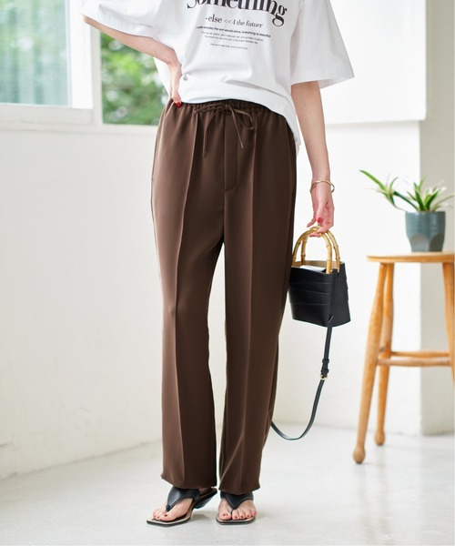 JOURNAL STANDARD（ジャーナルスタンダード）の「リラックスストレッチイージーパンツ（その他パンツ・レディース・ブラック/ブラウン/グリーン系その他・38/36）」の8枚目の写真