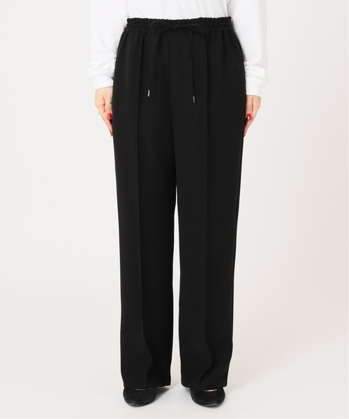 JOURNAL STANDARD（ジャーナルスタンダード）の「リラックスストレッチイージーパンツ（その他パンツ・レディース・ブラック/ブラウン/グリーン系その他・38/36）」の5枚目の写真